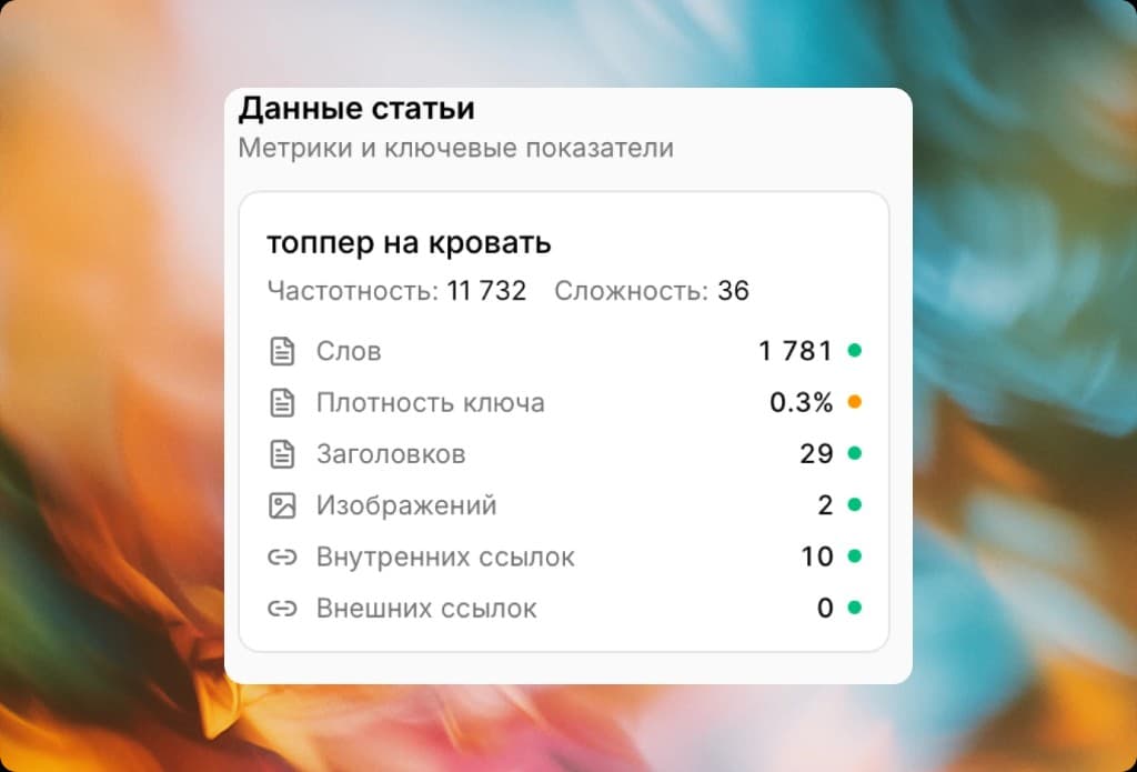 Внутренние ссылки добавляются автоматически